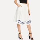 Shein Floral Print Skirt