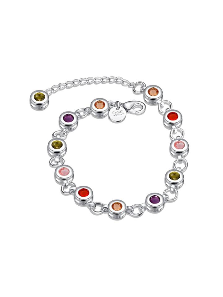 Shein Crystal Detail Link Bracelet