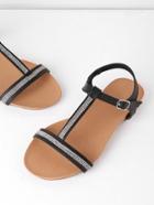 Shein T-strap Flat Sandals