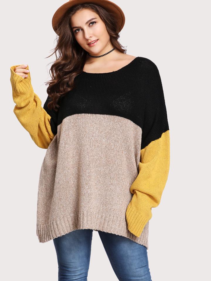 Shein Cut And Sew Oversized Jumper