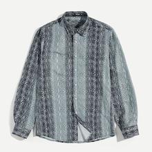 Shein Men Snake Pattern Shirt