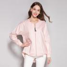 Shein Collar Less Solid Jacket