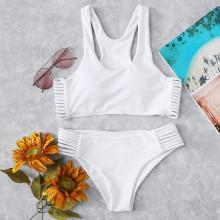 Shein Strappy Side Bikini Set
