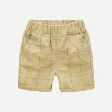 Shein Boys Plaid Elastic Waist Shorts