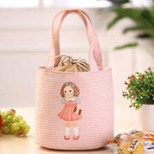 Shein Girl Print Insulation Storage Bag