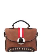 Shein Striped Detail Studded Grab Bag