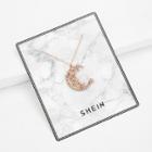 Shein Moon & Star Pendant Chain Necklace