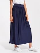 Shein Crinkle Elastic Waist Full Length Skirt