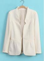 Rosewe Ol Style Long Sleeve White Suit For Woman