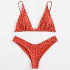 Shein Heart Print Bikini Set