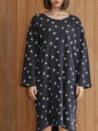 Shein All Over Albatross Print High Low Dress