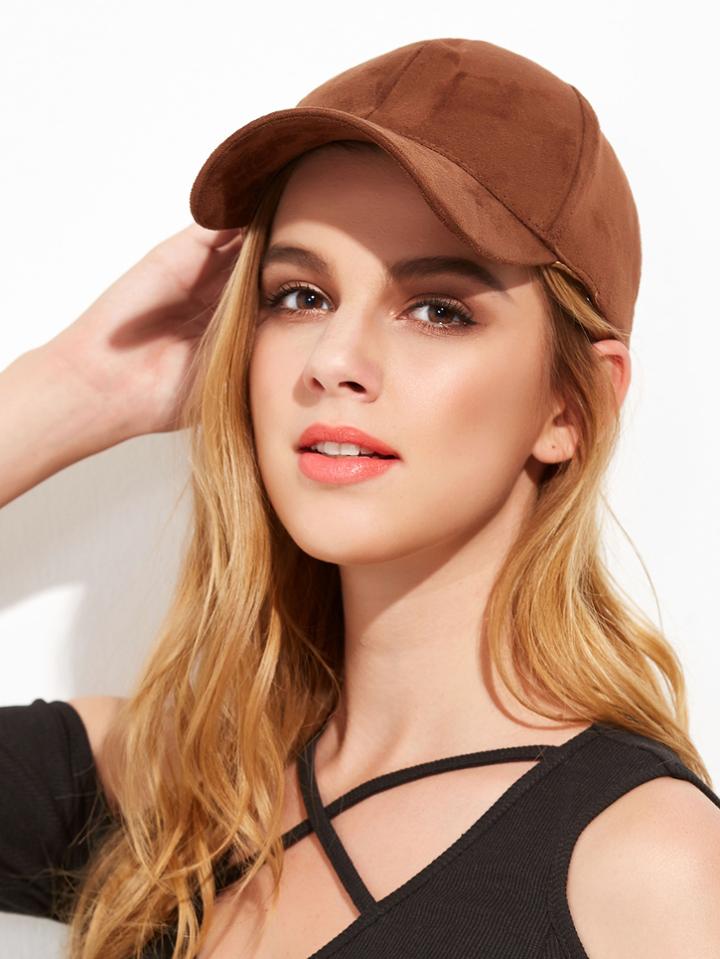 Shein Coffee Casual Outdoor Baseball Cap