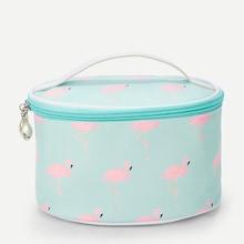 Shein Flamingo Pattern Makeup Bag
