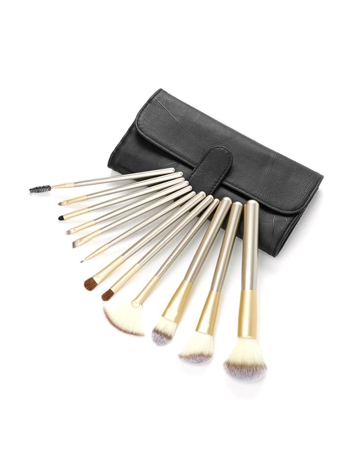Shein Professional Makeup Brush Set 12pcs With Bag