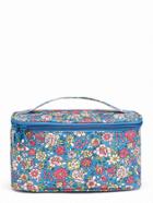 Shein Pu Flower Print Makeup Bag