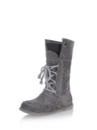 Shein Lace Up Foldover Boots