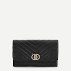 Shein Ring Decor Chevron Clutch Bag