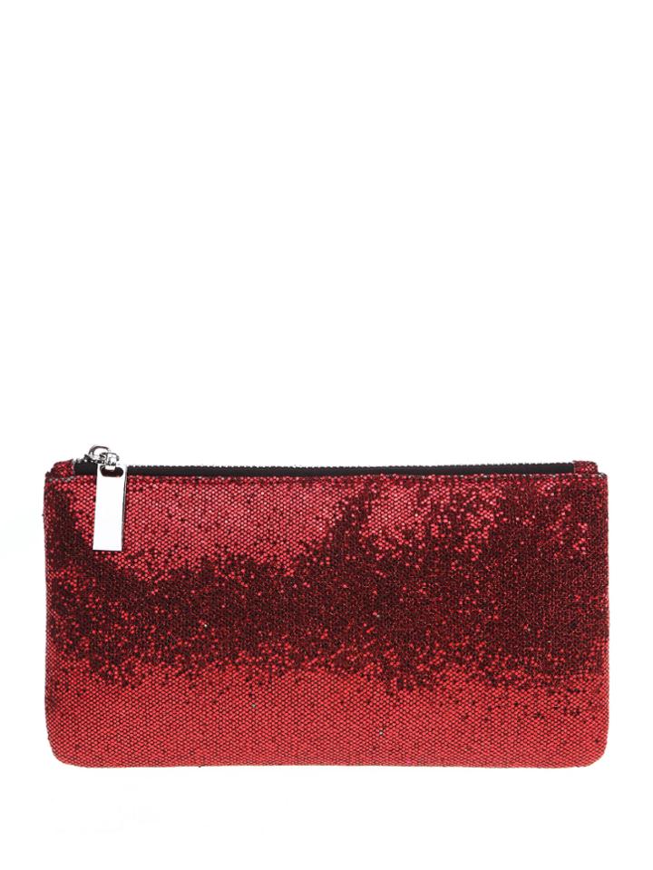 Shein Glitter Makeup Clutch Bag