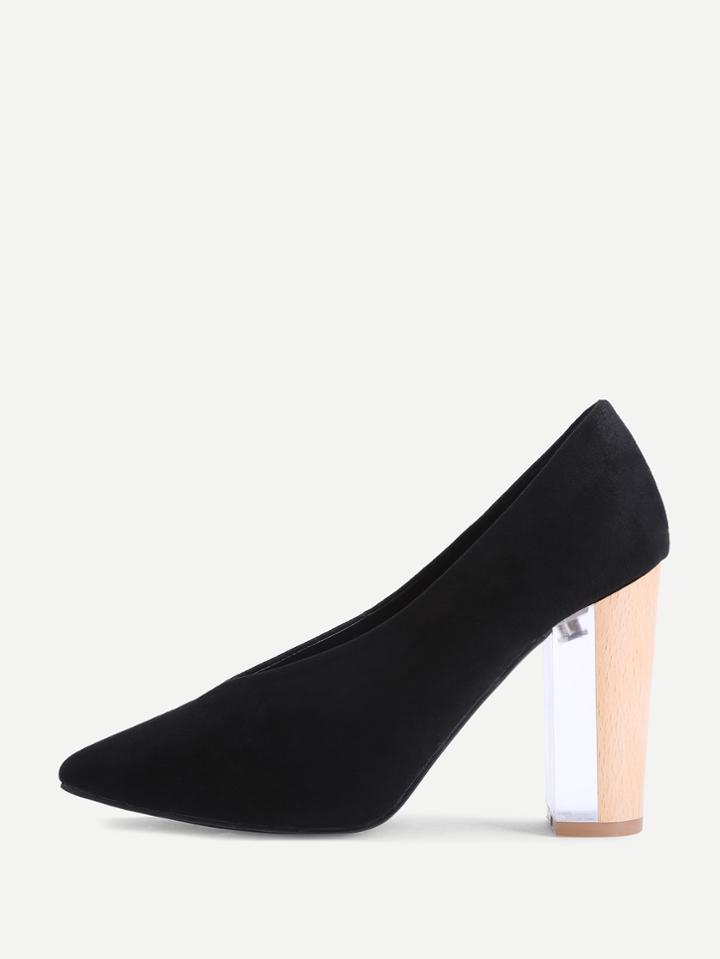 Shein Pointed Toe Block Heels