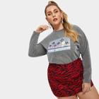 Shein Plus Drop Shoulder Glitter Top