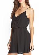 Rosewe Laconic Solid Black Spaghetti Strap Dress For Summer