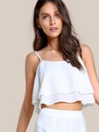 Shein Double Layer Trapeze Cami Top