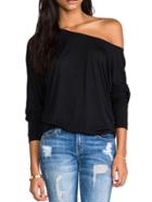Shein Long Sleeve Loose T-shirt
