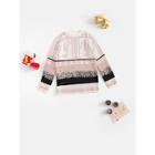Shein Boys Geo Print Sweater