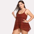 Shein Plus Lace Swim Dress Set