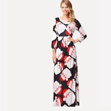 Shein Christmas Print Longline Dress