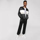 Shein Men Color Block Elastic Hem Jacket & Pants Set