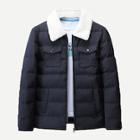 Shein Men Double Pocket Padded Coat