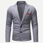 Shein Men Solid Pocket Coat