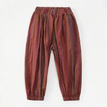 Shein Girls Striped Elastic Waist Pants