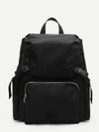 Shein Nylon Flap Backpack