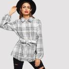 Shein Button Detail Coat