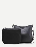 Shein Black Casual Shoulder Bag With Clutches
