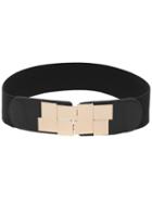 Shein Interlock Buckle Black Elastic Belt