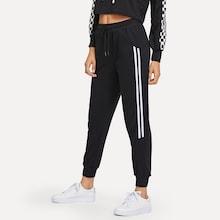 Shein Drawstring Waist Contrast Trim Pants