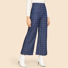 Shein Wide Leg 70s Grid Pants