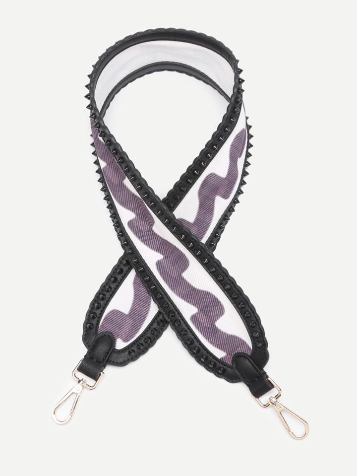 Shein Rockstud Decorated Print Bag Accessory
