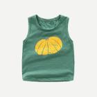 Shein Boys Pumpkin Print Vest
