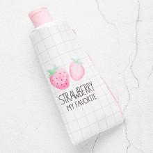 Shein Strawberry Print Pencil Case With Sharpener
