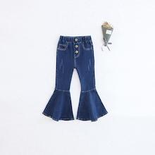 Shein Toddler Girls Flare Jeans