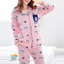Shein Polar Bear Print Shirt & Pants Pj Set