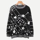 Shein Drop Shoulder Star Print Jumper
