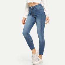 Shein Bleach Dye Skinny Jeans