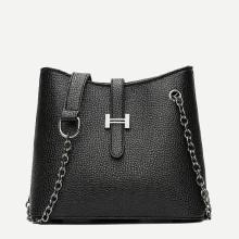 Shein Pebble Detail Chain Shoulder Bag
