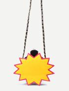 Shein Yellow Bomb Shaped Crossbody Bag With Chain Strap