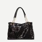 Shein Sequin Detail Tote Bag